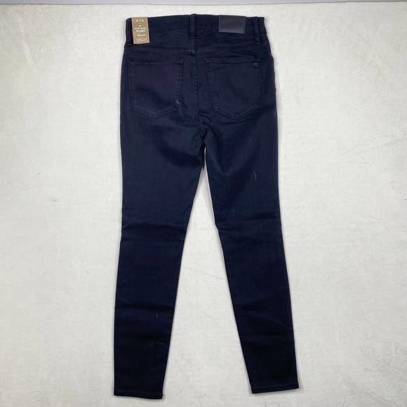 NWT Madewell 9" Mid-Rise Skinny Jeans in Lunar Wash: TENCEL™ Denim Edition-26 - Picture 4 of 5